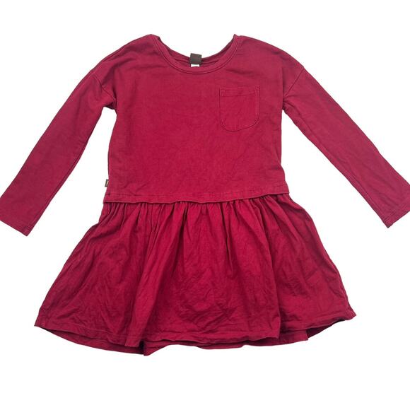 Tea Collection Red Pocket Dress - Picture 1 of 6